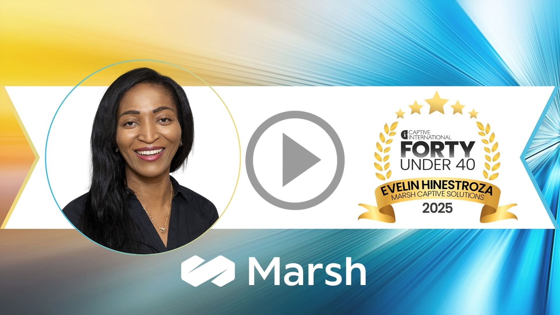 FORTY under 40: Evelin Hinestroza | Captive International, image size:1920x1080